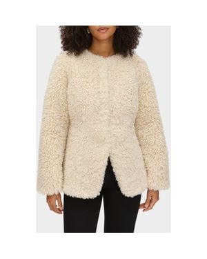 ALIGNE Daphne Faux Shearling Jacket - Natural