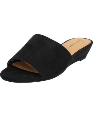 Comfortview The Capri Slip On Mule - Black