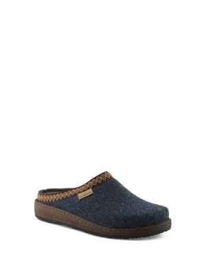 Flexus by Spring Step Snuggee Wool Clog - Blue