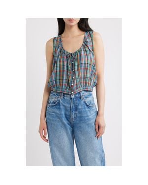 Doen Theo Organic Cotton Top - Blue