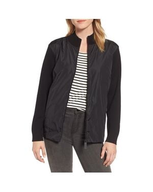 Canada Goose Windbridge Zip Front Sweater Jacket - Black