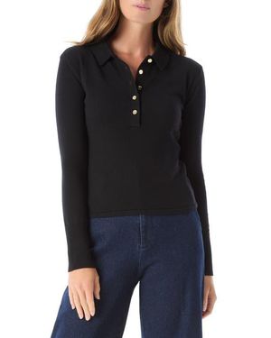 DO by Dee Ocleppo Sinead Polo Sweater - Black