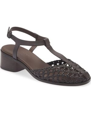 Hereu Woven Sandal - Metallic