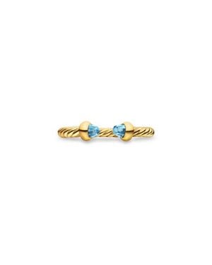 David Yurman Micro Cablespira Flex Ring - Multicolor