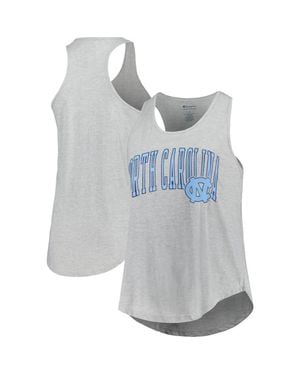 Profile North Carolina Tar Heels Arch Logo Racerback Scoop Neck Tank Top - Blue