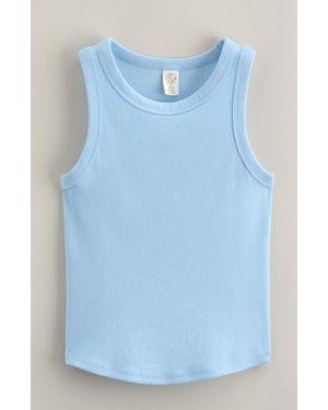 Treasure & Bond Kids' Easy Rib Tank - Blue