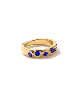 Mark Henry Sculpted Wave Ring - Metallic
