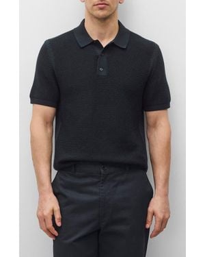 Reigning Champ Supima Mesh Cruise Polo - Black