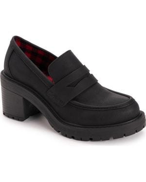 Muk Luks Leona Loafer Pump - Black