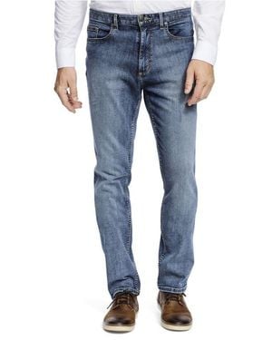Johnston & Murphy Straight Leg Jeans - Blue