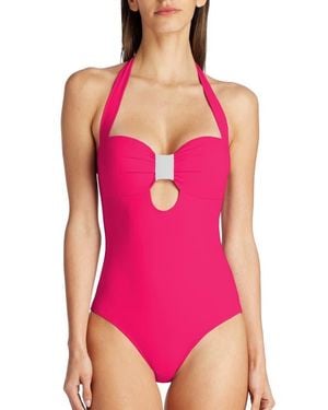 VALIMARE Sicily Bow-Style One-Piece Swimsuit - Pink