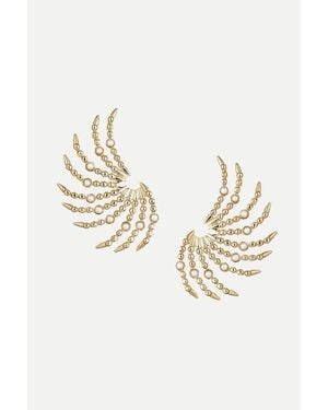 DANIELA MILLAN JEWELRY Erizo Pearl Earrings - Metallic