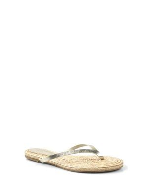 Artisan — Crafted by Zigi Esterr Leather Flip Flop - White