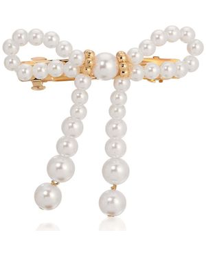 Ettika Aurora Faux Pearl Barrette - White