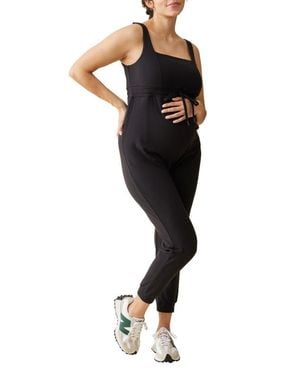 Ingrid & Isabel Athleisure Maternity Jumpsuit - Black