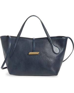 Liffner Petite Penne Leather Tote - Blue