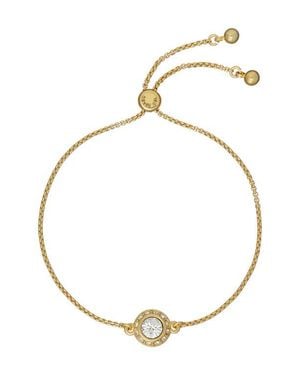 Ted Baker Tone, Clear Crystal Soleta: Solitaire Sparkle Crystal Adjustable Bracelet - Metallic