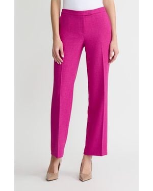 Kasper The Claire Flat Front Pants - Pink