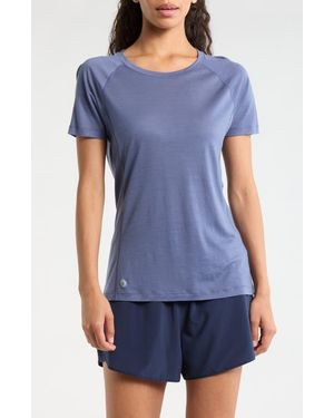 Smartwool Active Ultralite Crewneck T-Shirt - Blue