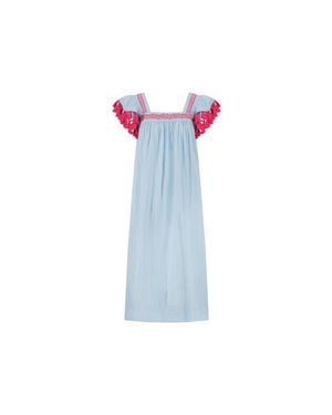 MER ST BARTH Maxi Sandrine Dress - Blue