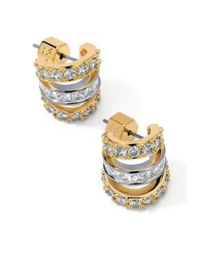 Miranda Frye Sabrina Huggie Hoop Earrings - Metallic