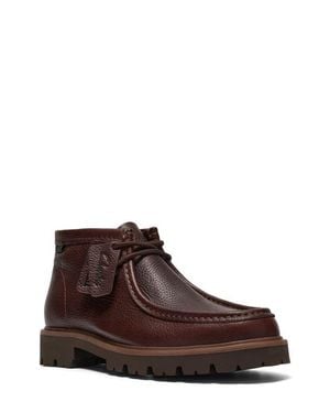 Clarks Cleyhill Top Leather Bootie - Brown