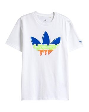 adidas Kids' Og Drip Trefoil Logo Graphic T-Shirt - Blue
