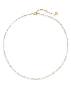Astrid & Miyu Tennis Chain Necklace - White