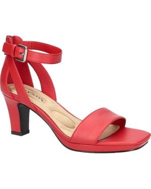 Easy Street Ro Ankle Strap Sandal - Red