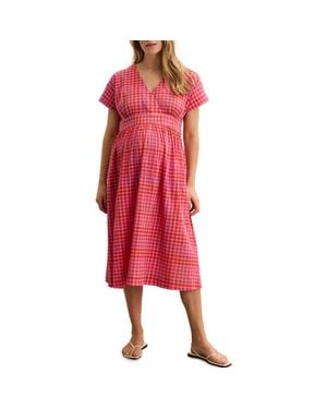 Hatch Collection The Plaid Carolina Dress - Red