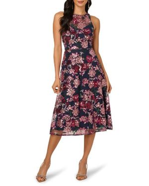 sachin and babi light blue dress Adrianna Papell Stud Detail Navy Blue Sheath Dress size:16 Cocktail  Day-Dinner main image 1