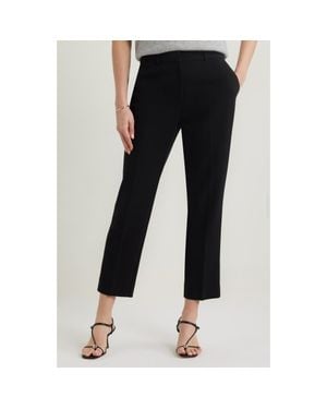 Nordstrom The Lena Slim Cropped Pants - Black