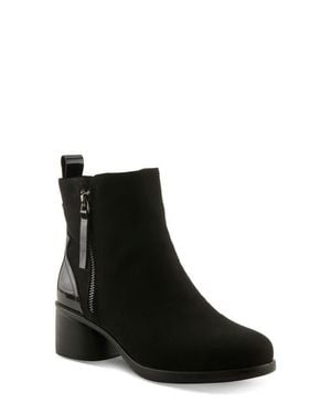 Flexus by Spring Step Carawey Block Heel Bootie - Black