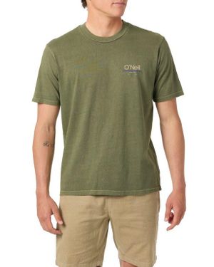 O'neill Sportswear Og Wordmark Graphic T-Shirt - Green