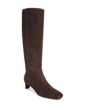 Vince Lilith Tall Leather Boot - Brown