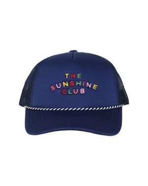 SUNSHINE TIENDA Club Trucker Hat - Blue