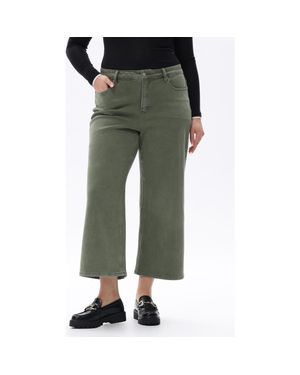 Bayeas Straight Leg Ankle Jeans - Green