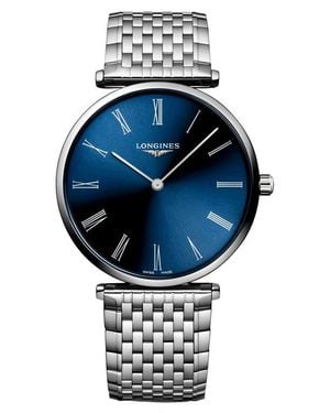 Longines La Grande Classique De Bracelet Watch, 38Mm - Gray