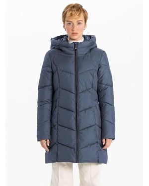 Point Zero Classic Long Puffer Design - Blue