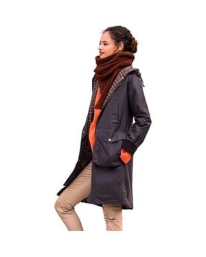 Celtic & Co. Wax Cotton Overcoat - Black