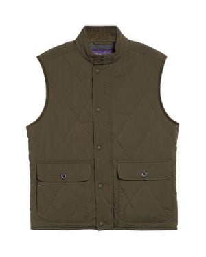 Ralph Lauren Carleton Diamond Quilted Down Vest - Green