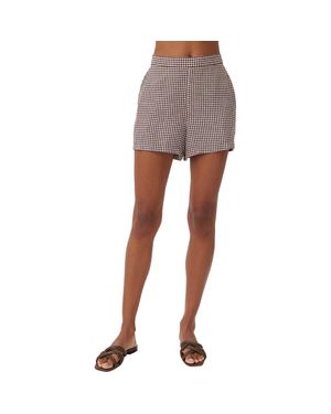 Bella Dahl Gingham Shorts - Brown