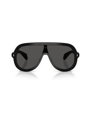 Moncler Sunsette 130Mm Pilot Sunglasses - Black