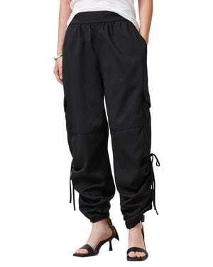 AllSaints Kaye Ruched Cargo Pants - Black