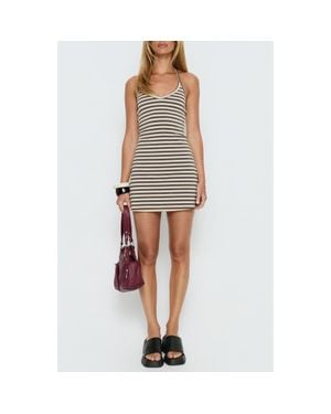 Princess Polly Klova Striped Halter Minidress - Multicolor