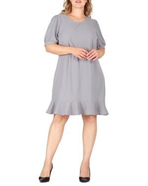 Standards & Practices Crepe Knit Dress - Gray