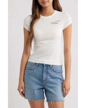 PacSun Palm Desert Skimmer Graphic Tee - Blue