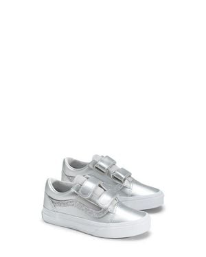 Vans Kids' Old Skool V Sneaker - White