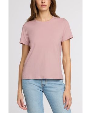 The Standard Stitch The Organic Cotton Crew Tee - Red