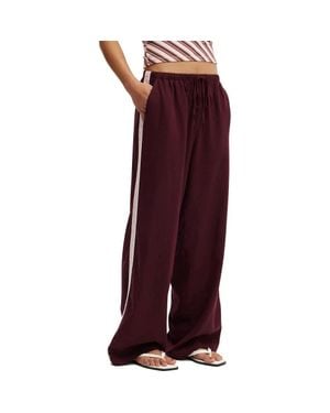 Cotton On Haven Wide Leg Pant - Purple